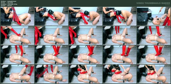 No Nut November Training Part 3 - The Ultimate Test Of My Slave Under My Boots - GODDESS MAISHA / HIGHHEELSDIVAX - MP4