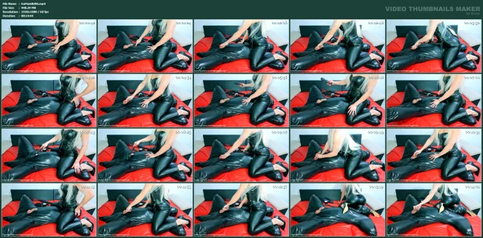 Worshipping My Leather Ass While I Control His Pathetic Cock - GODDESS MAISHA / HIGHHEELSDIVAX - MP4
