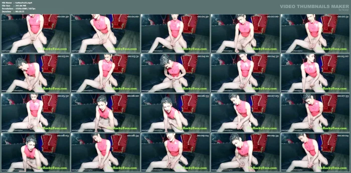 Examining Caged Loser Balls For Unnecessary Squeaking And Bruising And Discovers Uneven Balls That Need Correcting - GODDESS ROCKY FOXX - MP4