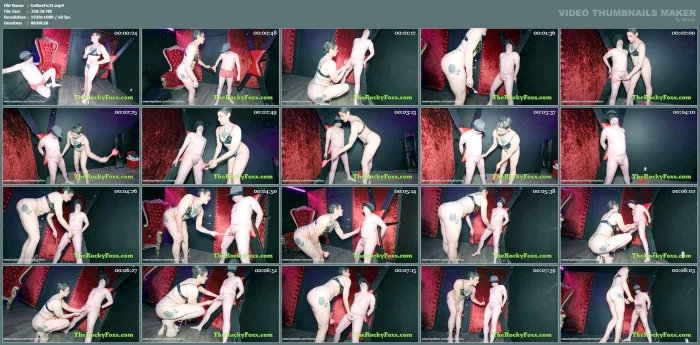 He Forgot It Was Valentines Day, He'll Have To Pay With By Tormenting His Balls - GODDESS ROCKY FOXX - MP4