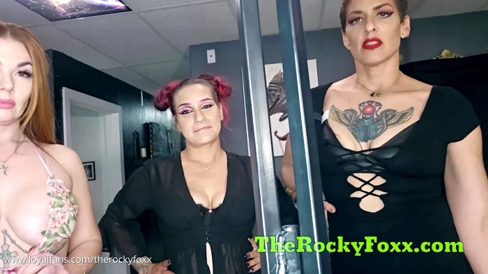Pussy Free Loser Teased In A Cage - GODDESS ROCKY FOXX - MP4