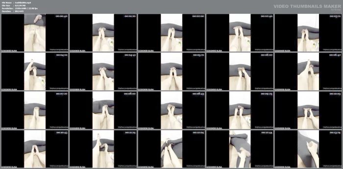 After Wearing These Sneakers Without Socks For A Long Time - GODDESS ELISA - MP4