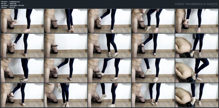 I Can Perfectly Feel His Dick Entirely On The Soles Of My Sneakers - GODDESS ELISA - MP4