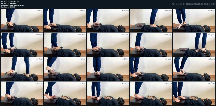 I Think This Time I Got Too Heavy With My Slave And I Had To Stop The Video To Check The Damage - GODDESS ELISA - MP4