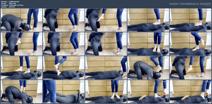 I Will Kick You Until You Fall To The Ground And When That Happens, I Will Step On Your Hand - GODDESS ELISA - MP4