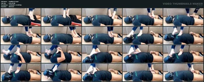 My Slave, At First, Serves Me As A Footstool - GODDESS ELISA - MP4