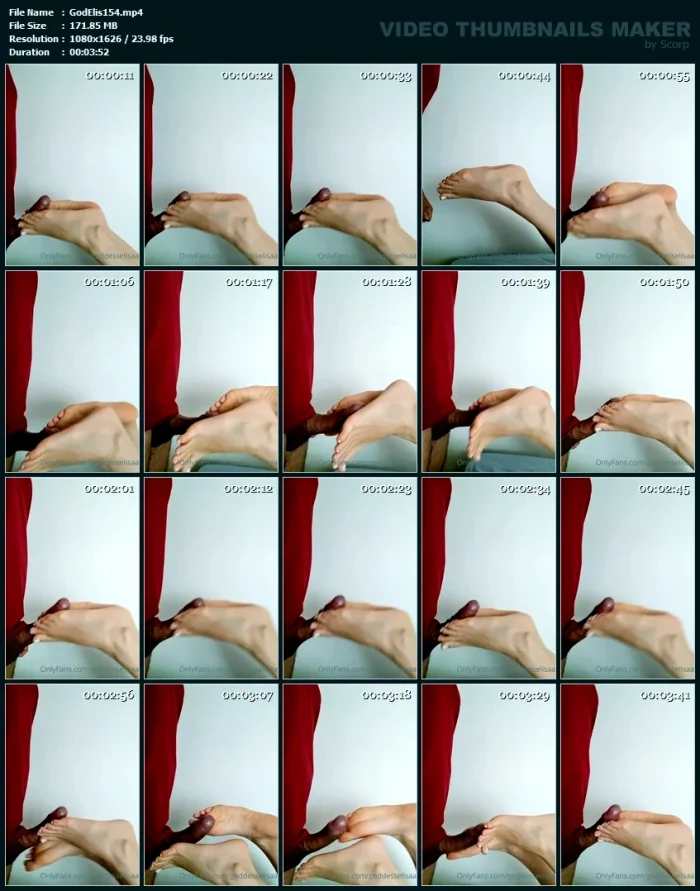 Sextape With My Feet - GODDESS ELISA - MP4