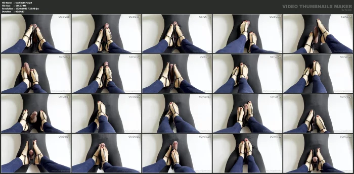 Slave! Come Here, Lean Against The Wall, I Want To Play With You - GODDESS ELISA - MP4