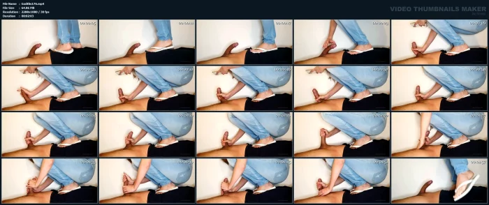Trampling With Handjob - GODDESS ELISA - MP4