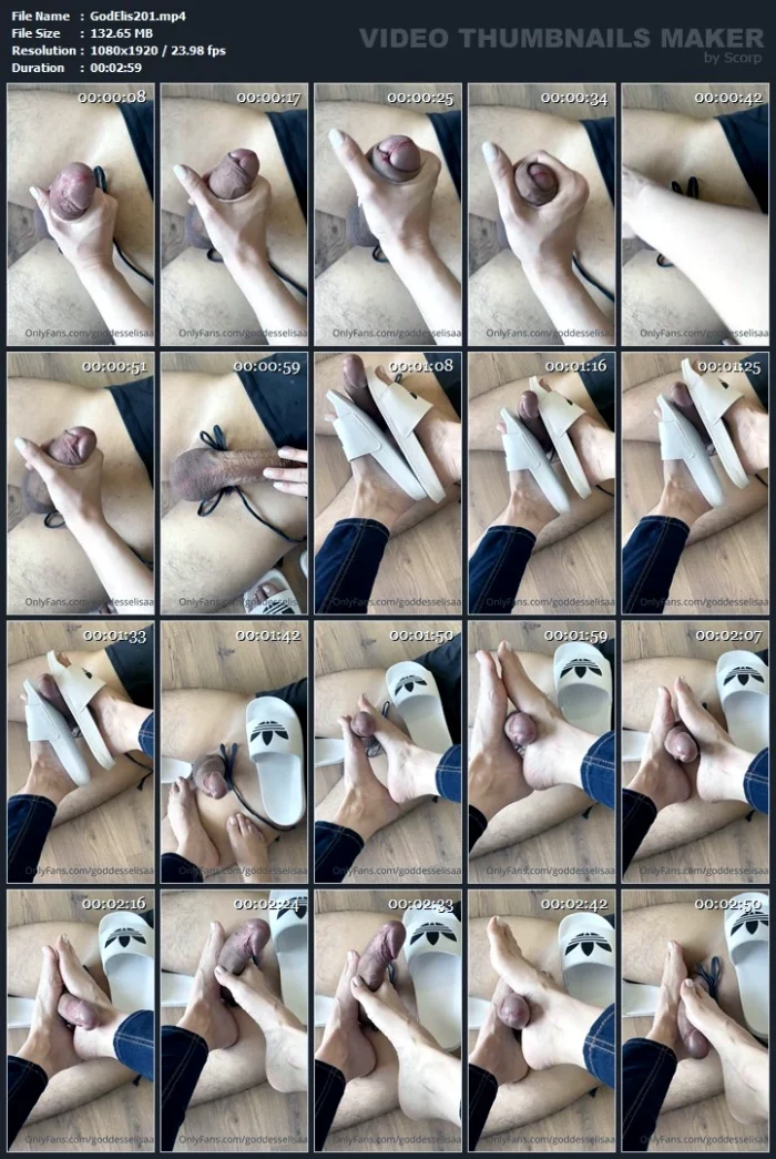 You Like When I Tie Your Balls Up And Let Your Cock Exposed - GODDESS ELISA - MP4