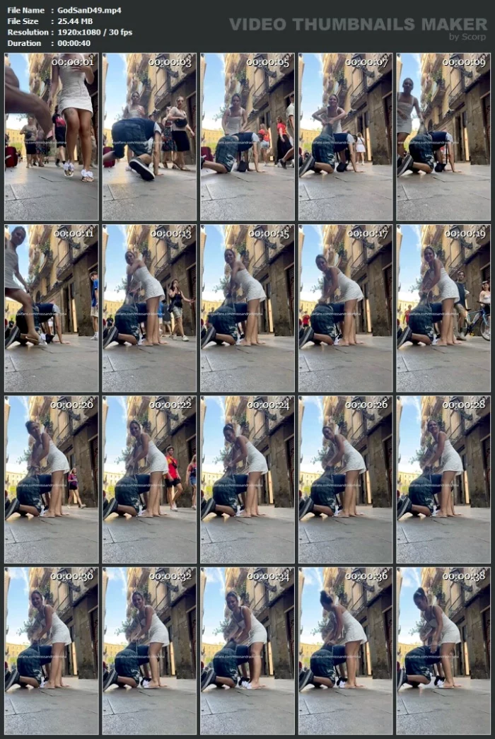 Wedgie Number Two At Barcelona - GODDESS SANDRA D FINDOM FEMDOM - MP4