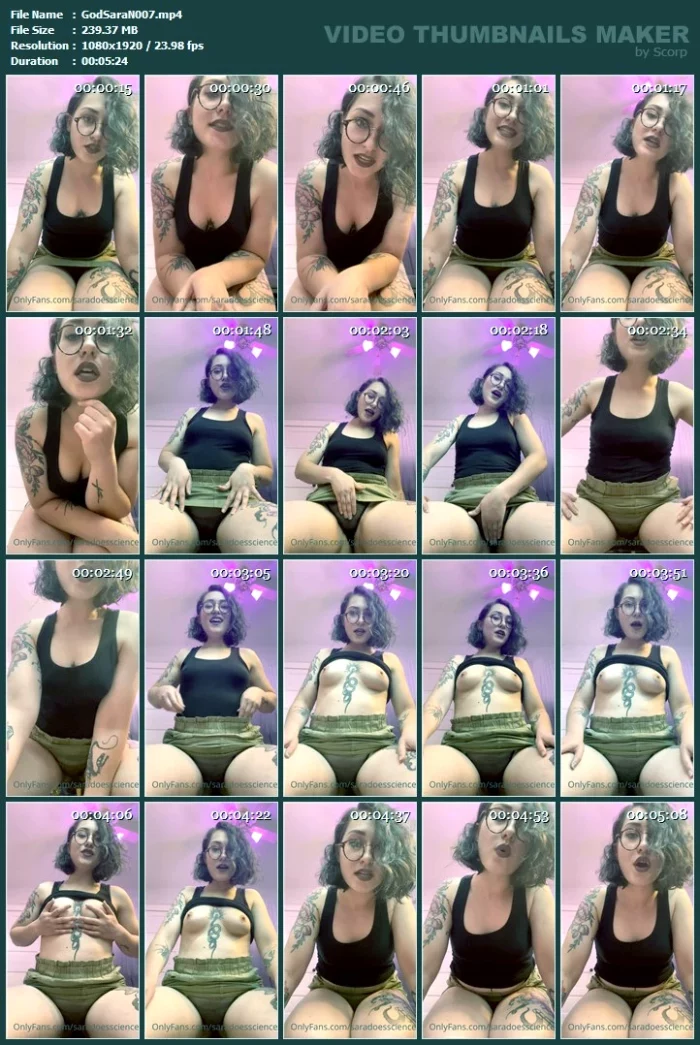 Are You Desperate For My Attention Again - GODDESS SARA / SARADOESSCIENCE - MP4