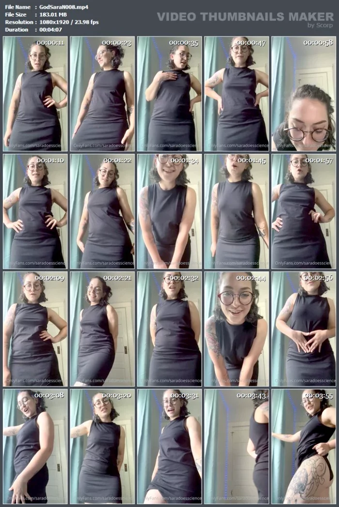 Are You Frozen There, With Your Mouth Wide Open? - GODDESS SARA / SARADOESSCIENCE - MP4