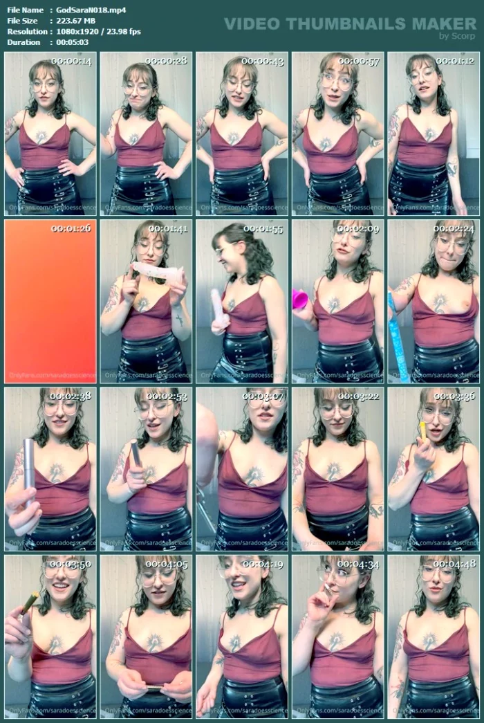 Come On, Just Show Me Your Dick - GODDESS SARA / SARADOESSCIENCE - MP4