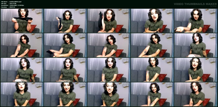 I Caught You With My Panties! - GODDESS SARA / SARADOESSCIENCE - MP4
