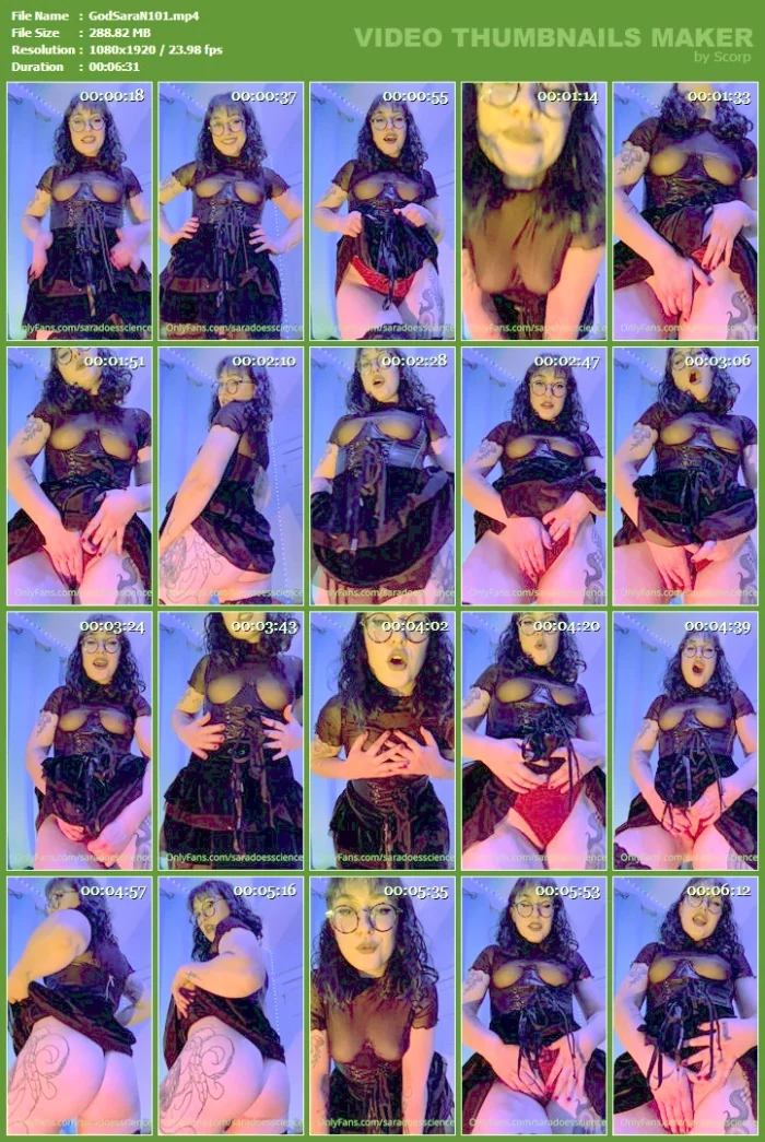 Let’s Play A Game Of Red Light-Green Light - GODDESS SARA / SARADOESSCIENCE - MP4