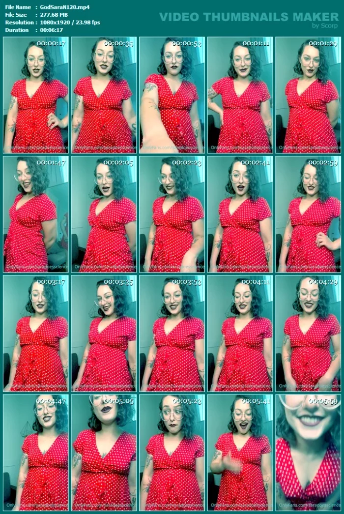 Part 2 Time For The Work Party! - GODDESS SARA / SARADOESSCIENCE - MP4