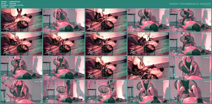 Total Leather Domination Vibrator Edging, Foot Job, Hand Job, Hot Wax & Humiliation - GODDESS SASSY FEET / NOVA SOLES - MP4