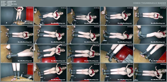 Ball Busting Boots Ball Stomping Board - Stepping Up The Pain - Mistress Loow - HARDBALLBUSTING - MP4