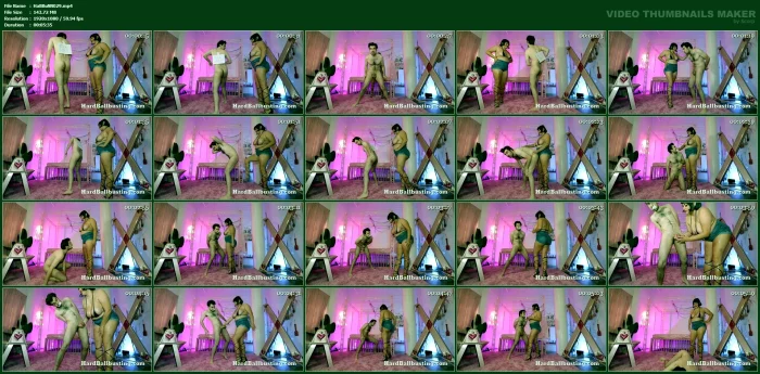 Ball Kicking & Humiliation - Mistress Veronica Vixen - HARDBALLBUSTING - MP4