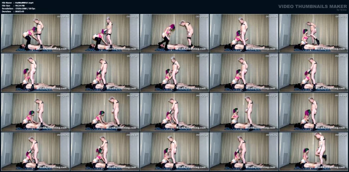 Caged Cuck Facesitting, You Are My Human Furniture Blow Job You Don't Get To Watch From Under Me - Kinky Sub Girl & Liam Idols - HARDBALLBUSTING - MP4