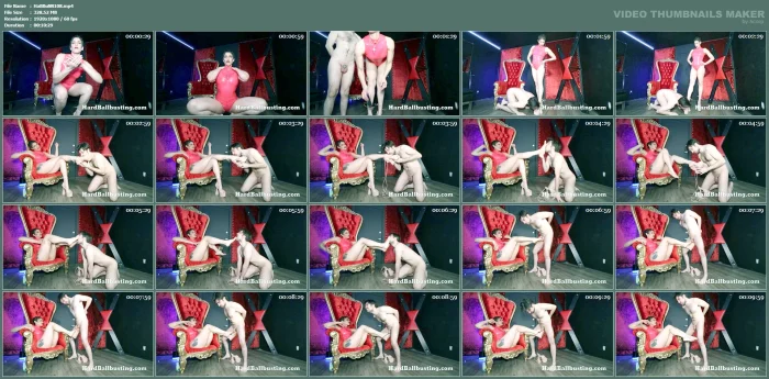 Devour My Feet Like It Is Your Last Meal Before I Kick Your Caged Balls - Goddess Rocky Foxx - HARDBALLBUSTING - MP4