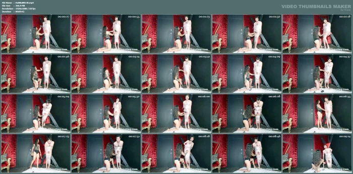 Get Up Before I Take Out Your Kneecaps With The Mallet I Am Using On Your Balls While You Are Mummified To The Cross - Mia Knox - HARDBALLBUSTING - MP4