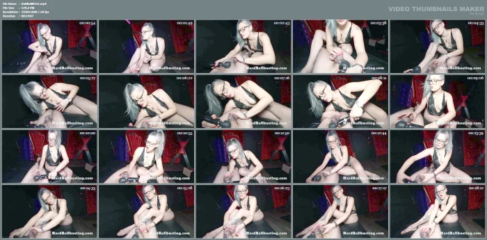Good Boys Get To Cum In Their Cage - Mistress Cats Kinks - HARDBALLBUSTING - MP4