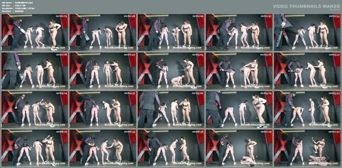 Paddling Competition - Who's Got The Reddest - Mistress Loow, Master Talon, Bitch Boy & Lovely Bea - HARDBALLBUSTING - MP4