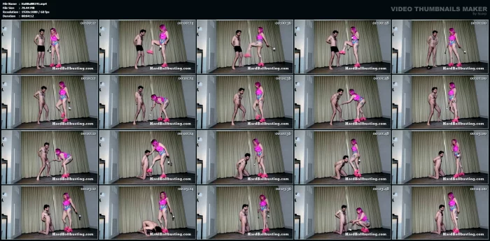 Pain Pet Balls Pummeled With Hot Pink Crocs And Dnd Dice Clubs - Goddess Kat - HARDBALLBUSTING - MP4