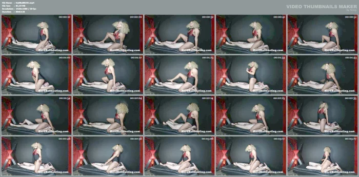 Punching His Locked Up Balls - My Favorite Game - Mistress Sasha - HARDBALLBUSTING - MP4