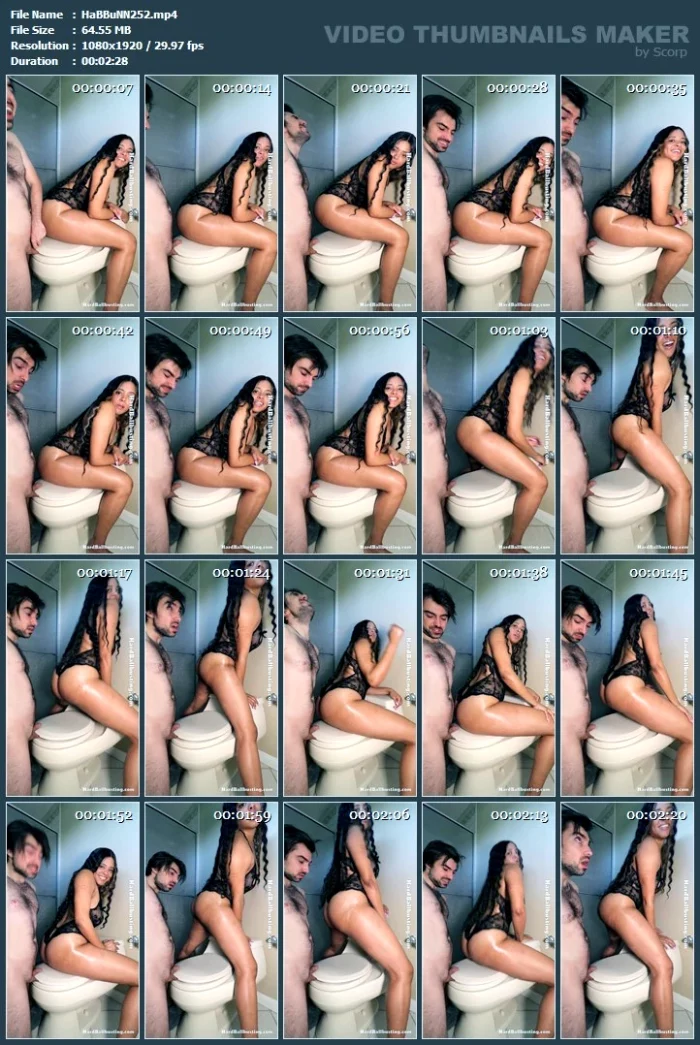Toilet Seat Ball Crushing With Mistress Sashas Booty To Crush Them Flat Between Toilet Seat - HARDBALLBUSTING - MP4