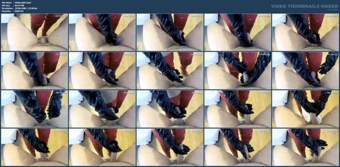 A Very Quick Double Orgasm Handjob - HISGLOVELADY - MP4