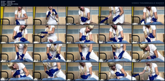 Medical Check By Me As A Nurse, Is Finished Only When Patients Balls Are Totally Empty - HISGLOVELADY - MP4