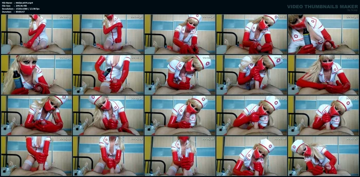 Nurse Milking Cock To Multiple Orgasms - HISGLOVELADY - MP4