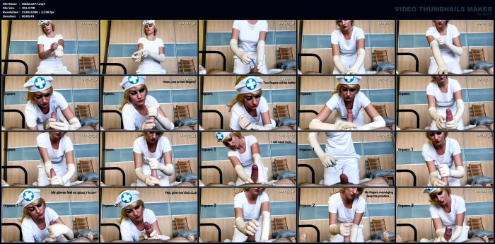 Nurse Needs To Check Why The Patient Is Having Cum Related Problems - HISGLOVELADY - MP4