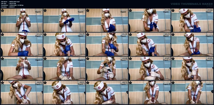 When The Nurse Needs More Than One Pair Of Gloves For A Handjob - HISGLOVELADY - MP4