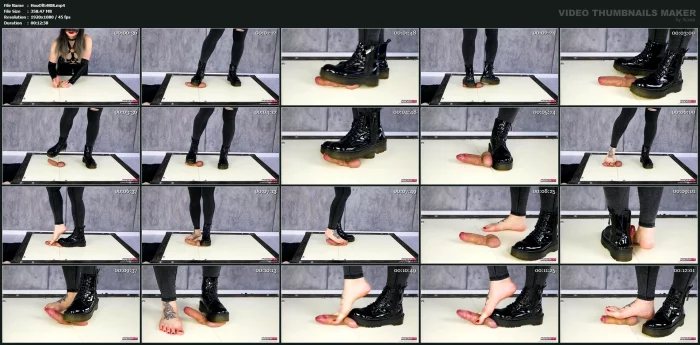 Cockbox Boot Domination - Stomping Ballbusting Footjob - HOUSE OF ERA - MP4