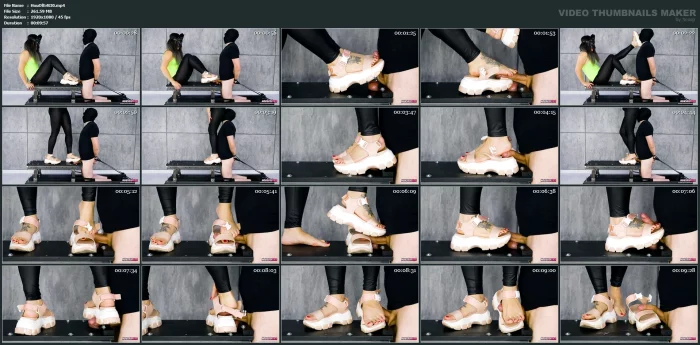 Sandals And Feet Fucking - I Stomp His Balls And He Fucks My Feet - HOUSE OF ERA - MP4