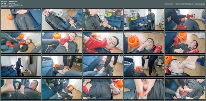 Dracula Tries To Bit Kiffa Witch But Got His Lesson - KIFFA FEET / GODDESS KIFFA - MP4