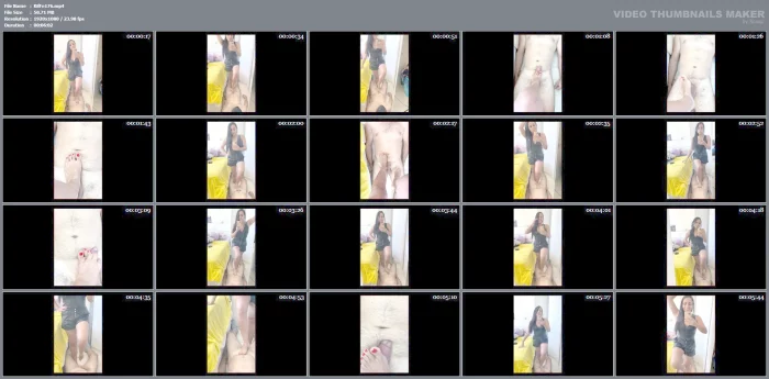 Cock Crush 10 Stepping On Cock While Admiring New Outfit On The Mirror - KIFFA FEET / GODDESS KIFFA - MP4