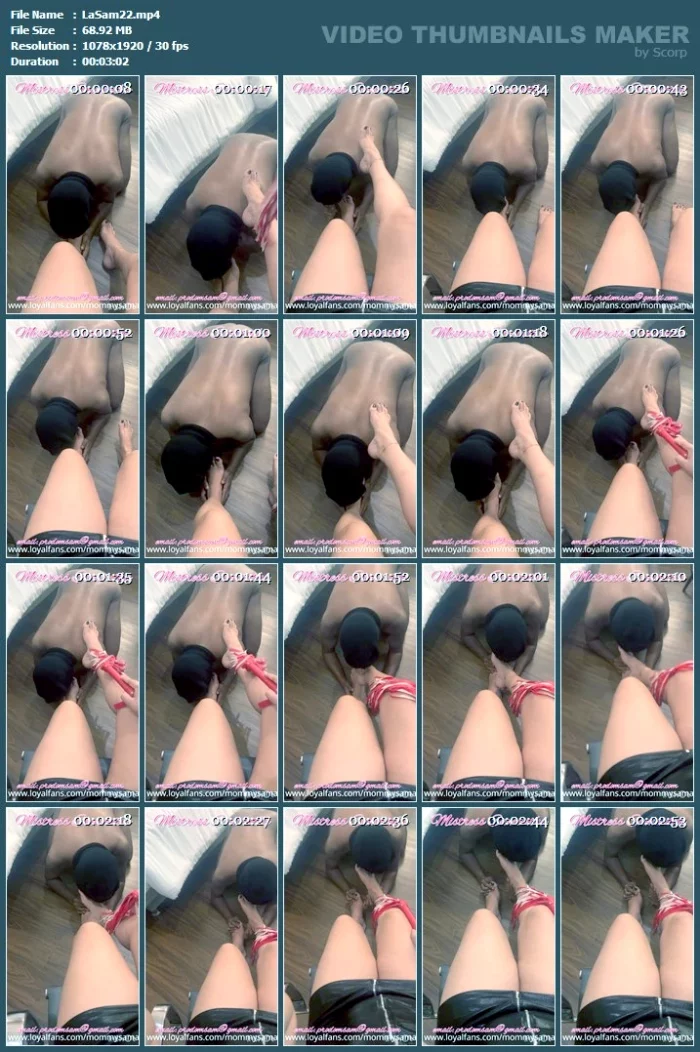 Exquisite Feet Built To Be Worshipped - LADY SAM / MOMMY SAM - MP4