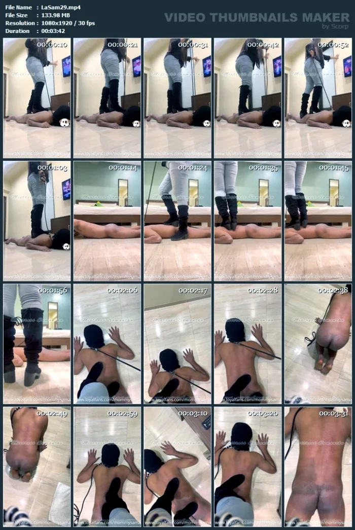 Full Weight Trampling - Thigh High Boots - LADY SAM / MOMMY SAM - MP4
