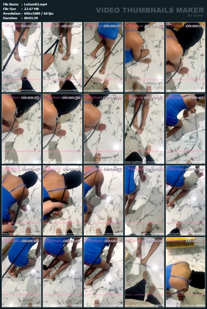 Walking My Puppy - LADY SAM / MOMMY SAM - MP4