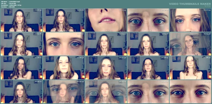 Magnetic Eyes Mesmerize Love Addiction Eye Fixation - LEDA VON THRILL - MP4