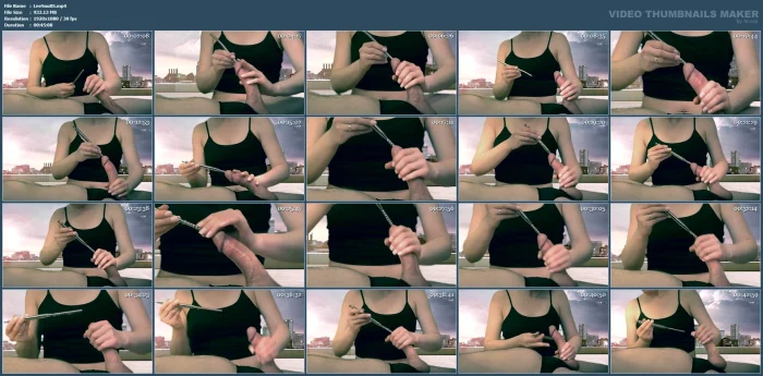 Auras First Sounding - Urethal Sounding Handjob - LEE SOUNDS - MP4