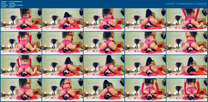 Be My Valentine Facesitting - LEXI LONG LEGS - MP4