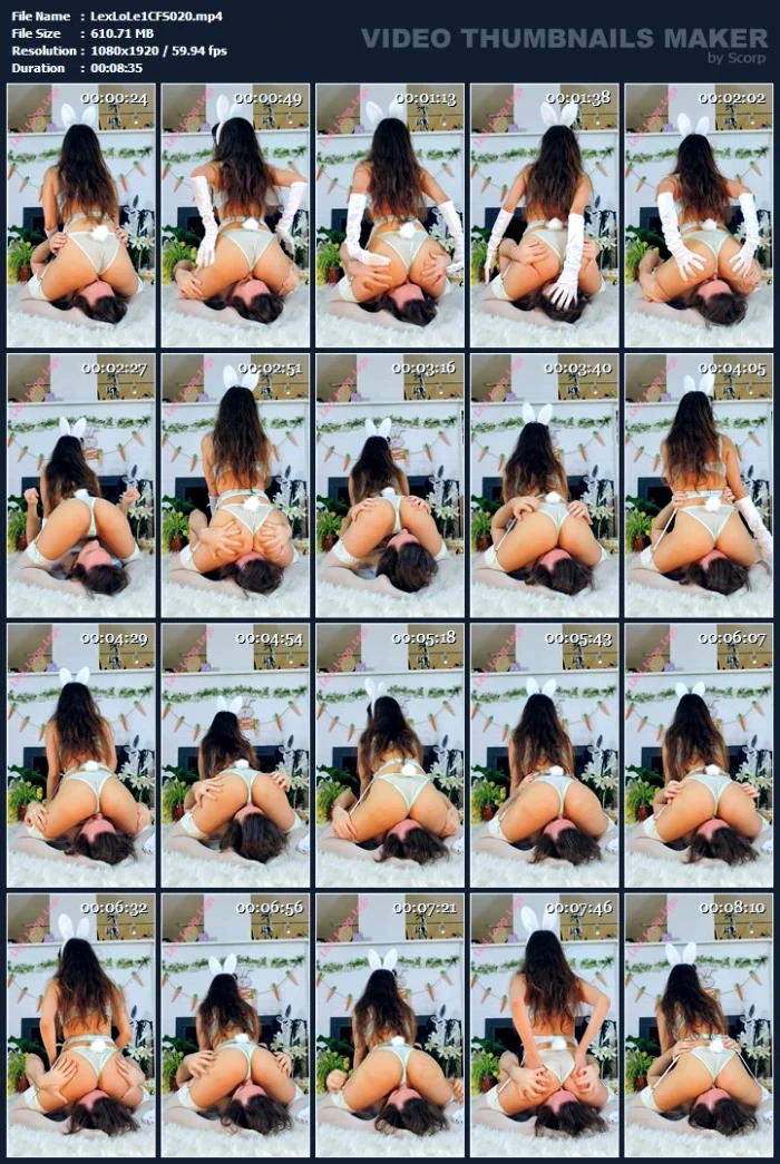 Easter Facesitting - LEXI LONG LEGS - MP4