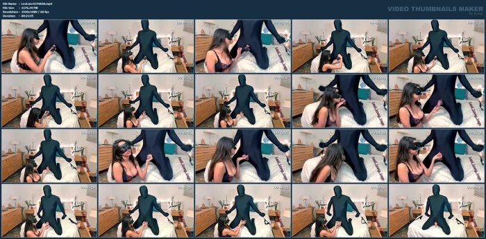 Goddess Gives Gimp Ruined Orgasm After Ruthlessly Edging And Denying - LEXI LONG LEGS - MP4