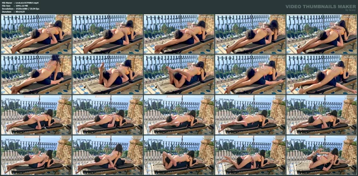 Public Scissors Sicilian Sunscreen Session - LEXI LONG LEGS - MP4